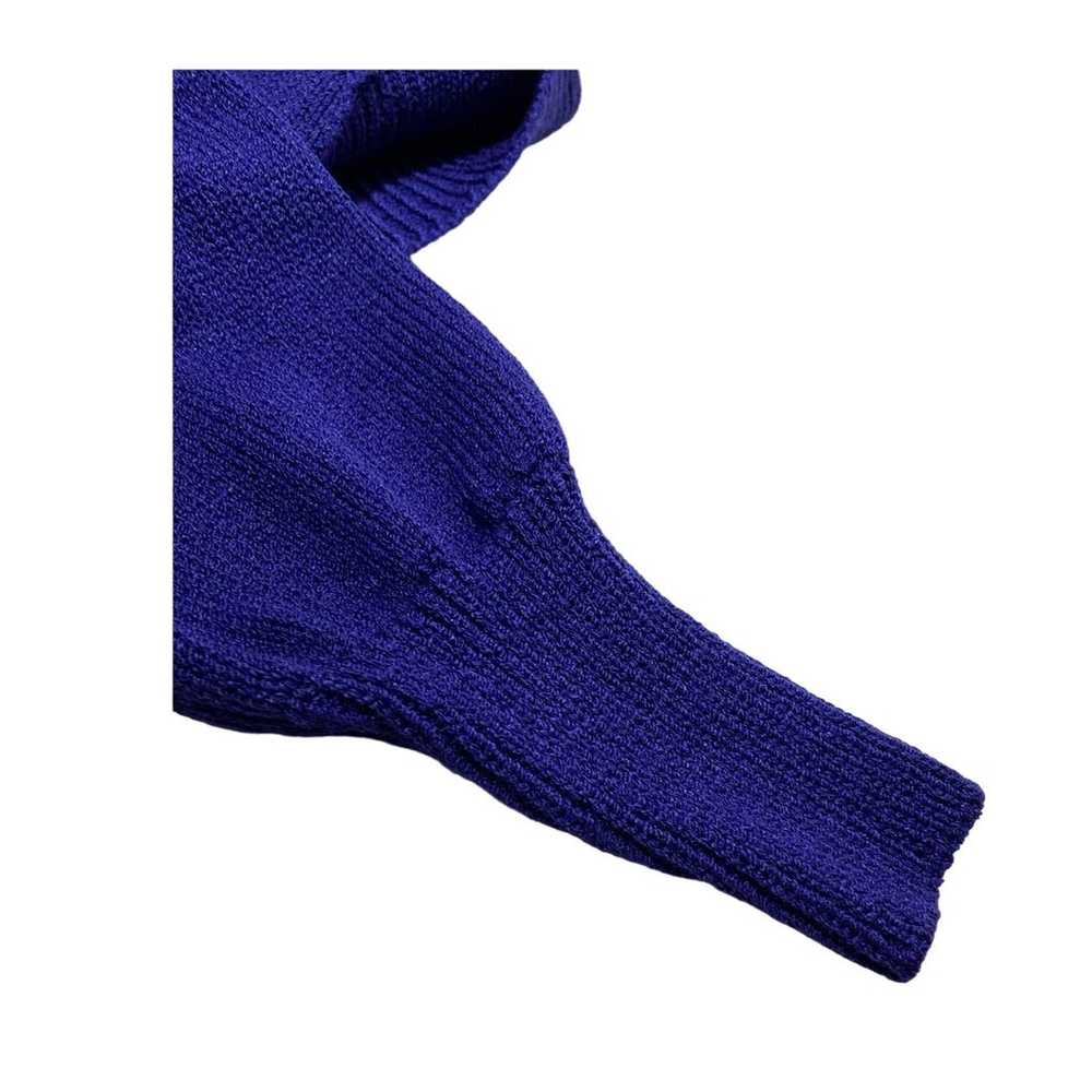Ann Caron Sakowitz Purple Knit Women's Size Small… - image 11