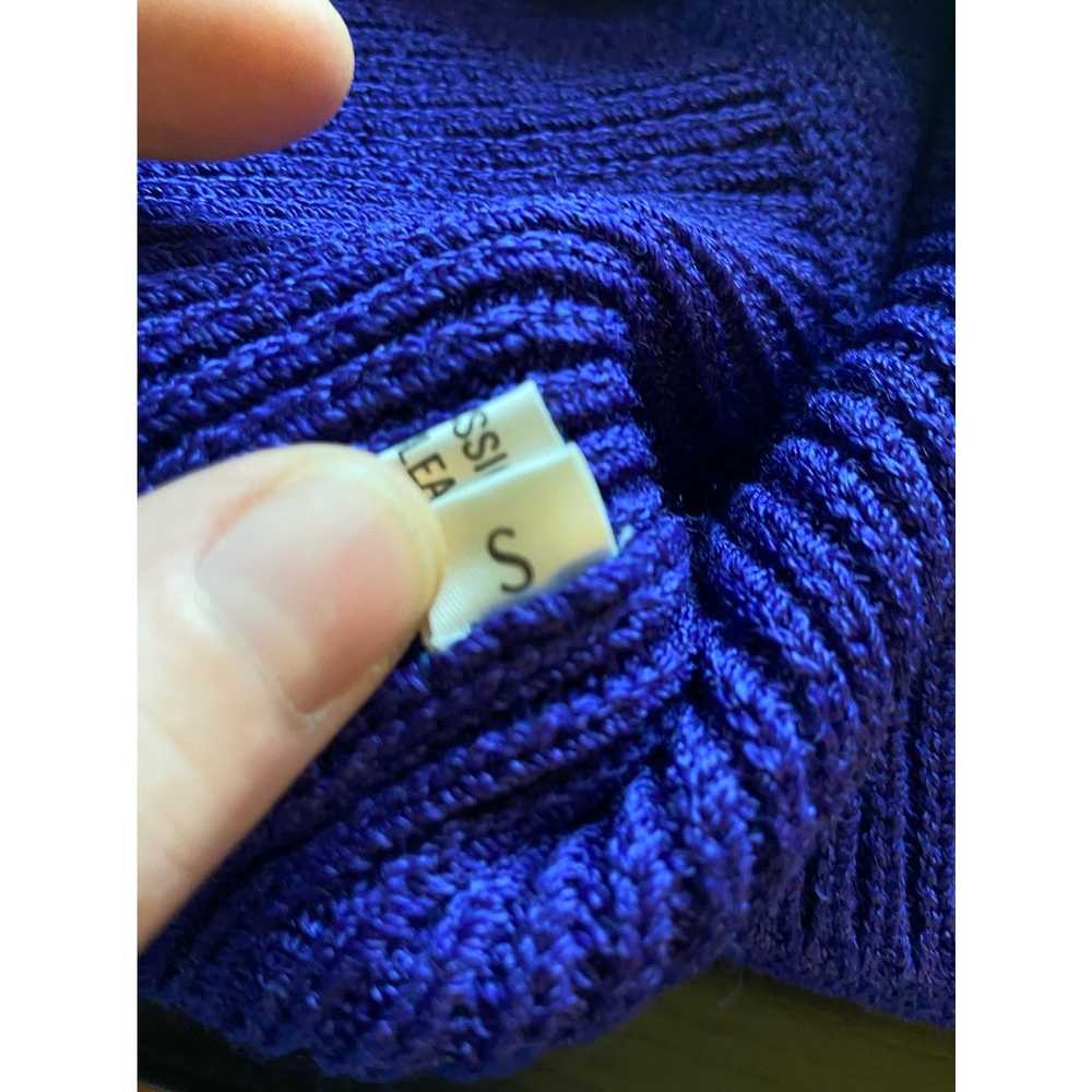 Ann Caron Sakowitz Purple Knit Women's Size Small… - image 5