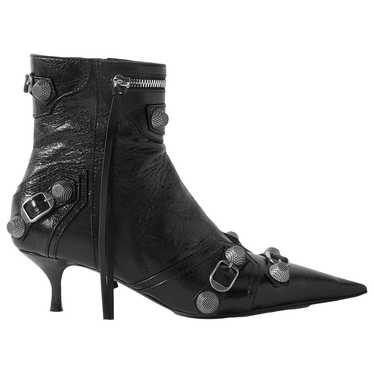 Balenciaga Cagole leather ankle boots - image 1