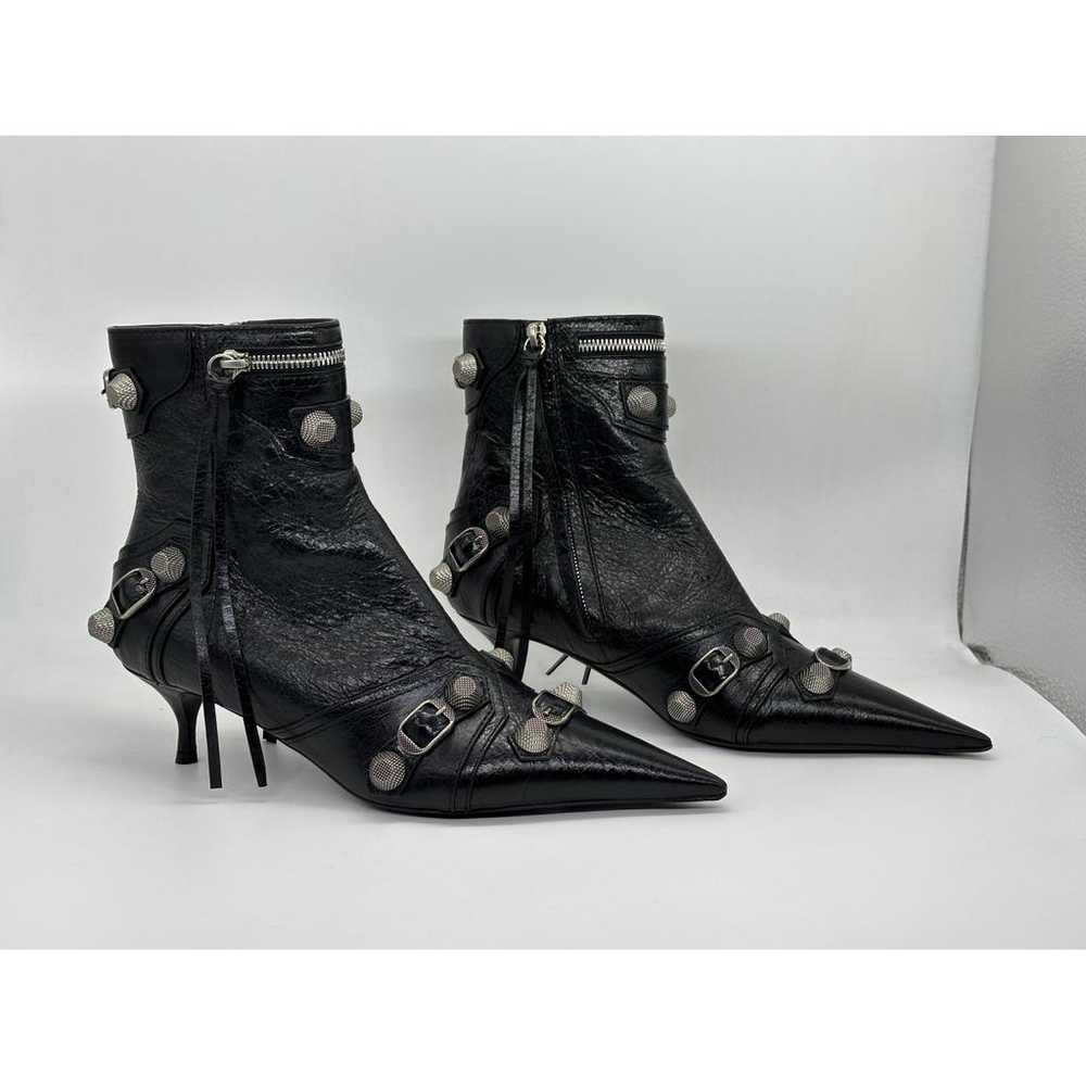 Balenciaga Cagole leather ankle boots - image 7