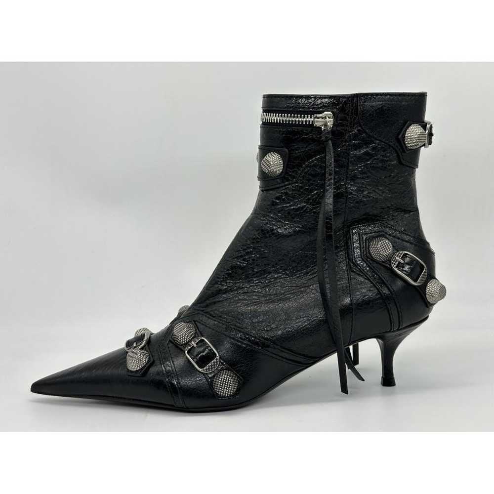 Balenciaga Cagole leather ankle boots - image 8