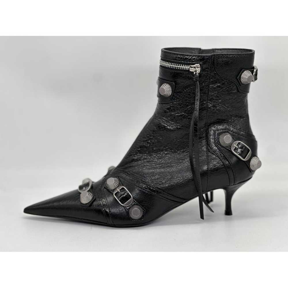 Balenciaga Cagole leather ankle boots - image 9