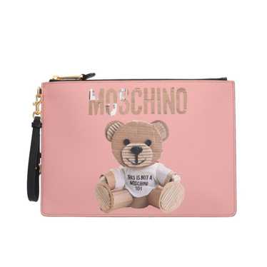 Moschino Moschino Clutch Bag Leather Pink Women's… - image 1