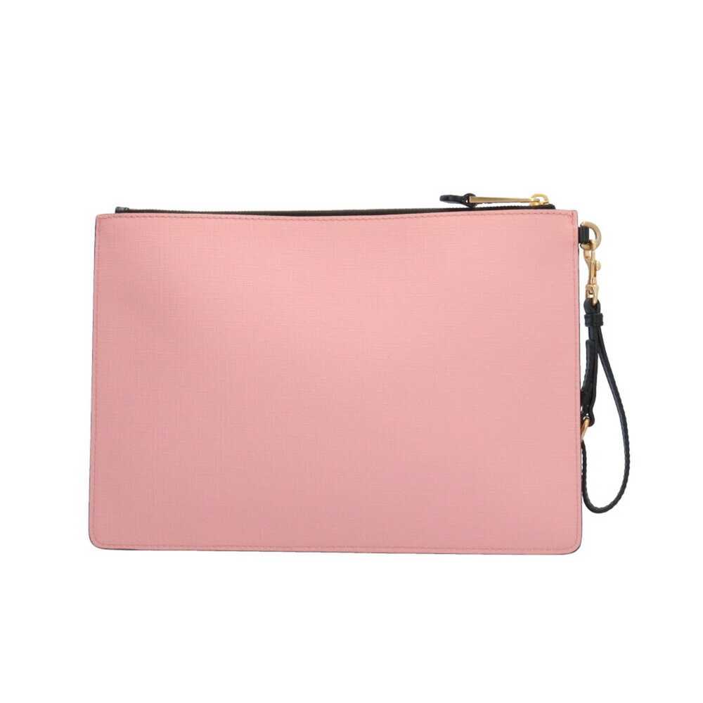 Moschino Moschino Clutch Bag Leather Pink Women's… - image 3