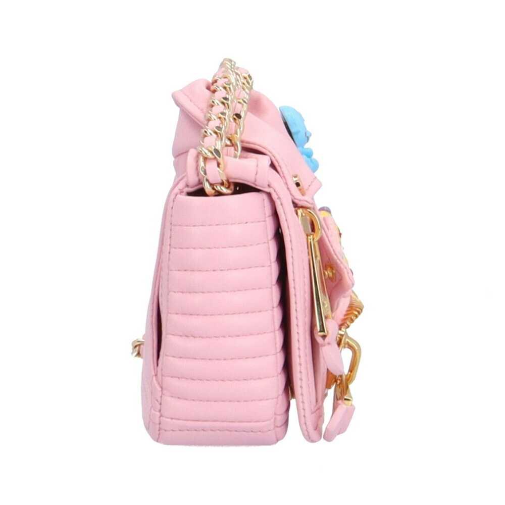 Moschino Moschino Biker Shoulder Bag Leather Pink… - image 4