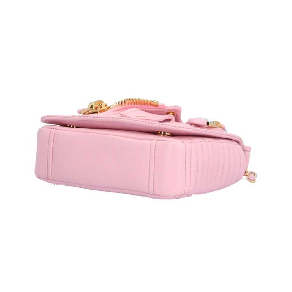 Moschino Moschino Biker Shoulder Bag Leather Pink… - image 5