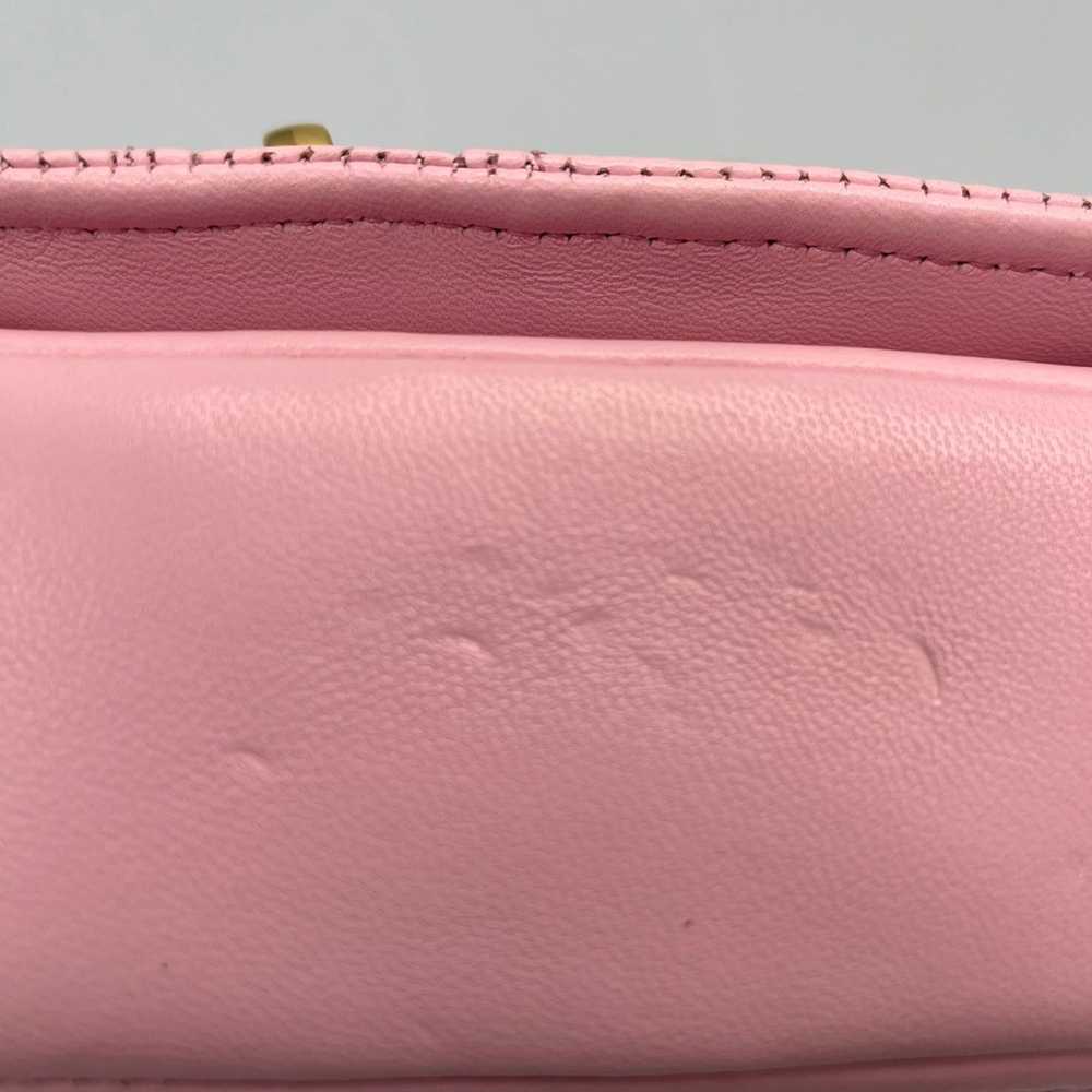 Moschino Moschino Biker Shoulder Bag Leather Pink… - image 7