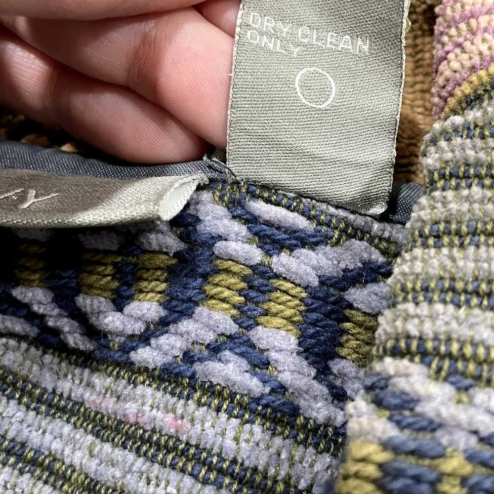 Ivy Size S Tapestry Vest Woven Vtg Striped Southw… - image 6