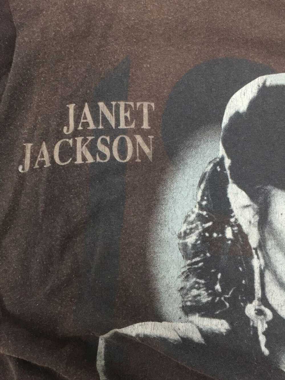 90s T-shirt Hanes 90S/1990 /Janet Jackson/Tour T/… - image 5
