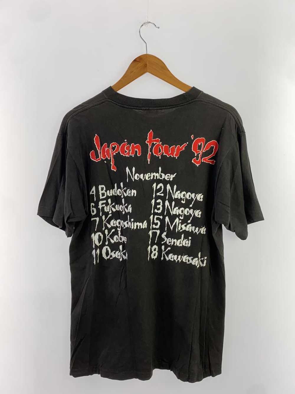 90s T-shirt 90S/Japan Tour92/Stray Cats/T-Shirt/L… - image 2