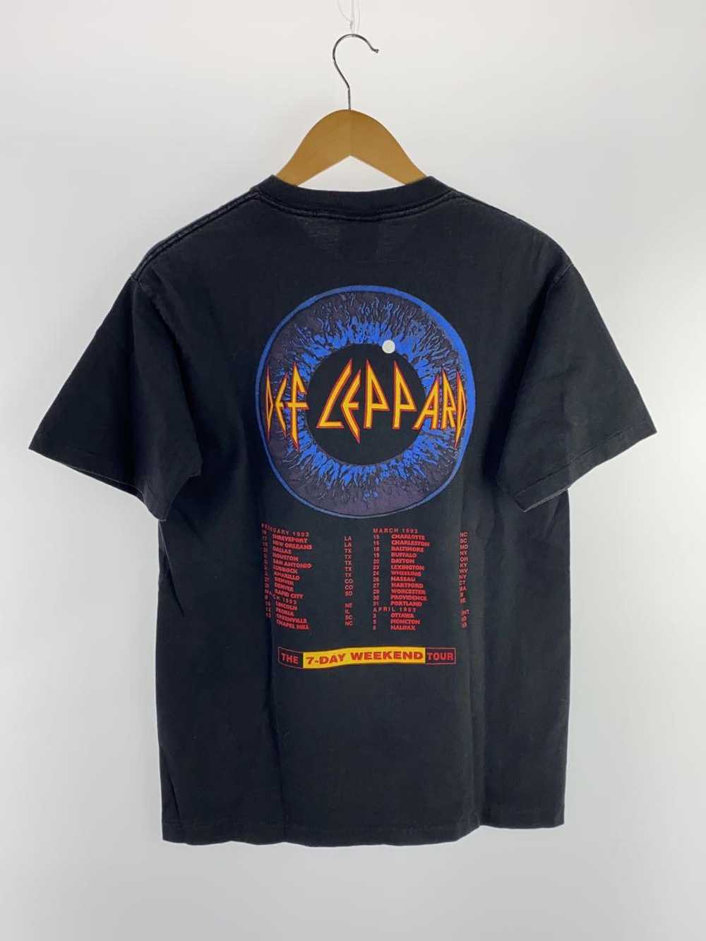 90s T-shirt Giant T-Shirt/Def Leppard/90S/L/Cotto… - image 2