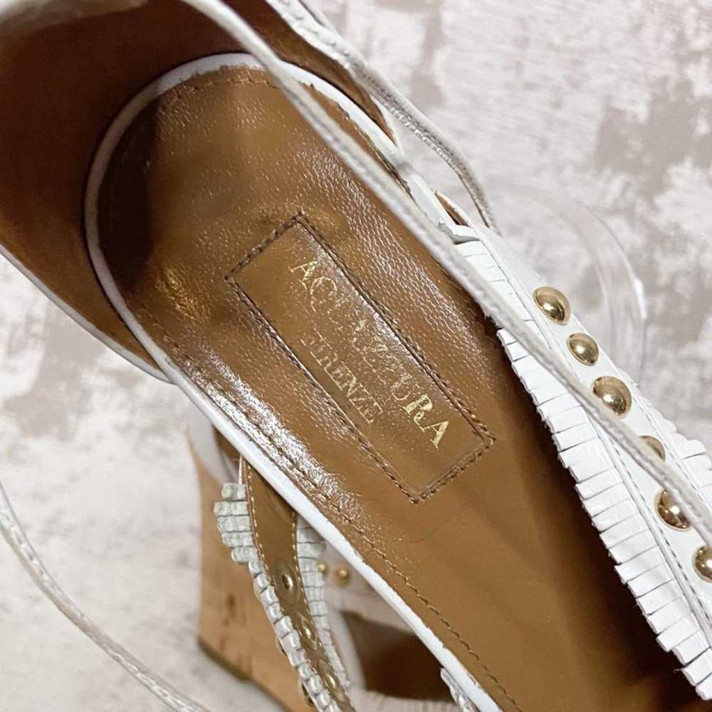 Aquazzura Leather sandal - image 8