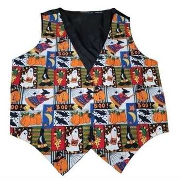 Halloween Vintage Retro Vest Size L/XL EUC - image 1