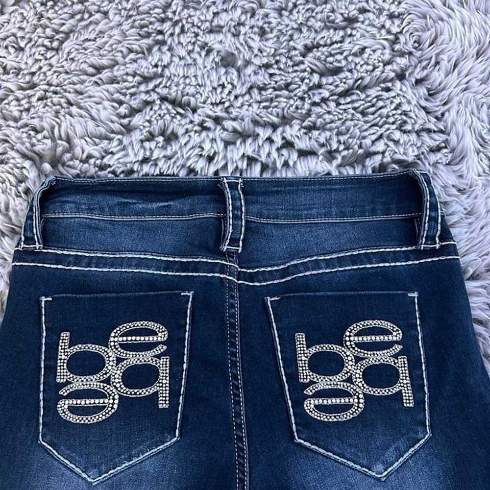 Mcbling Bedazzled Pocket Bebe Jeans - image 2