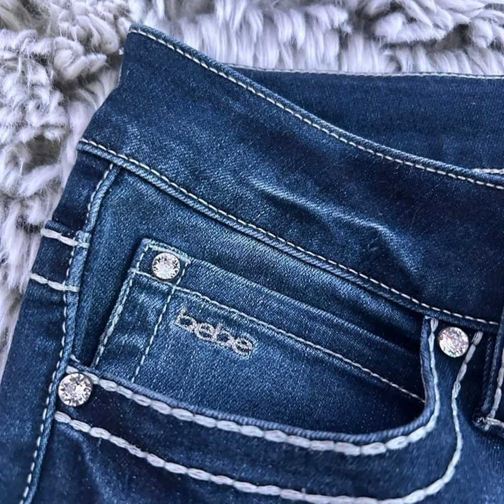 Mcbling Bedazzled Pocket Bebe Jeans - image 6
