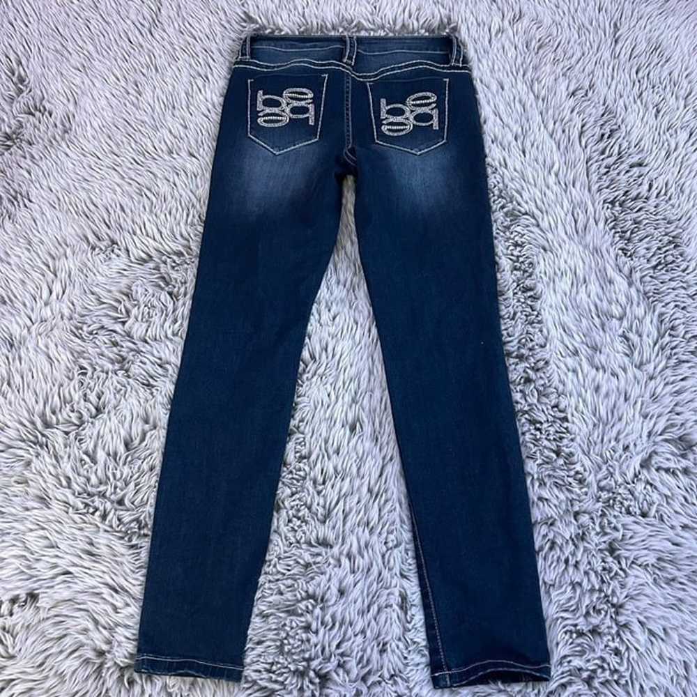 Mcbling Bedazzled Pocket Bebe Jeans - image 7