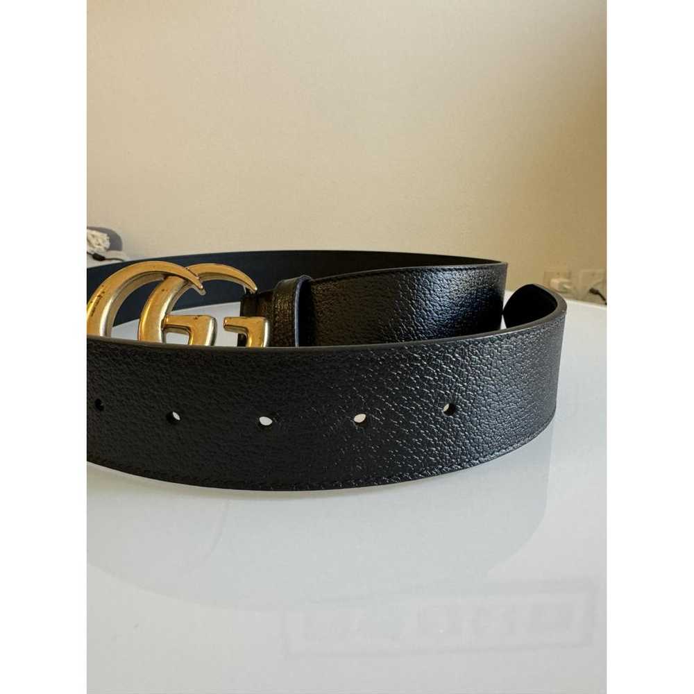 Gucci Gg Buckle leather belt - image 3