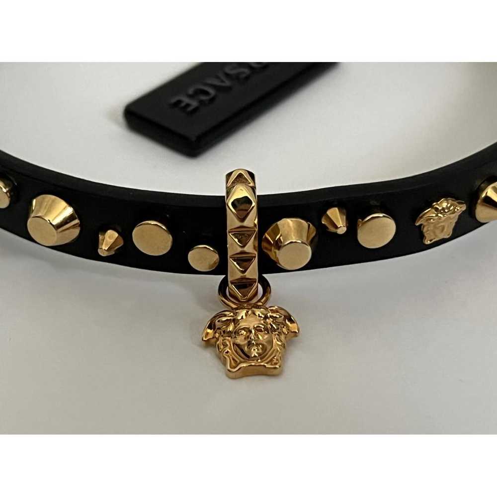 Versace Medusa leather necklace - image 9