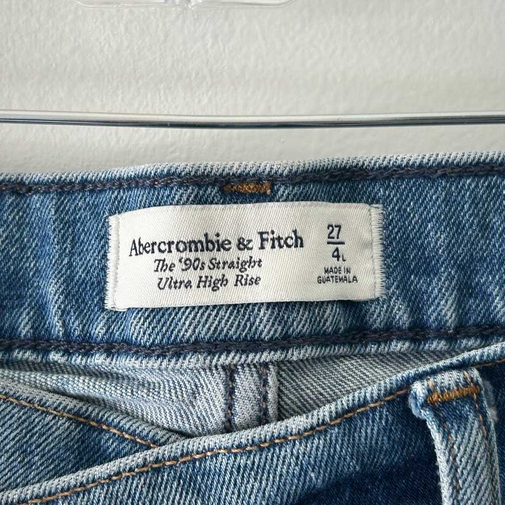 Abercrombie & Fitch 90s Straight Ultra High Rise … - image 6