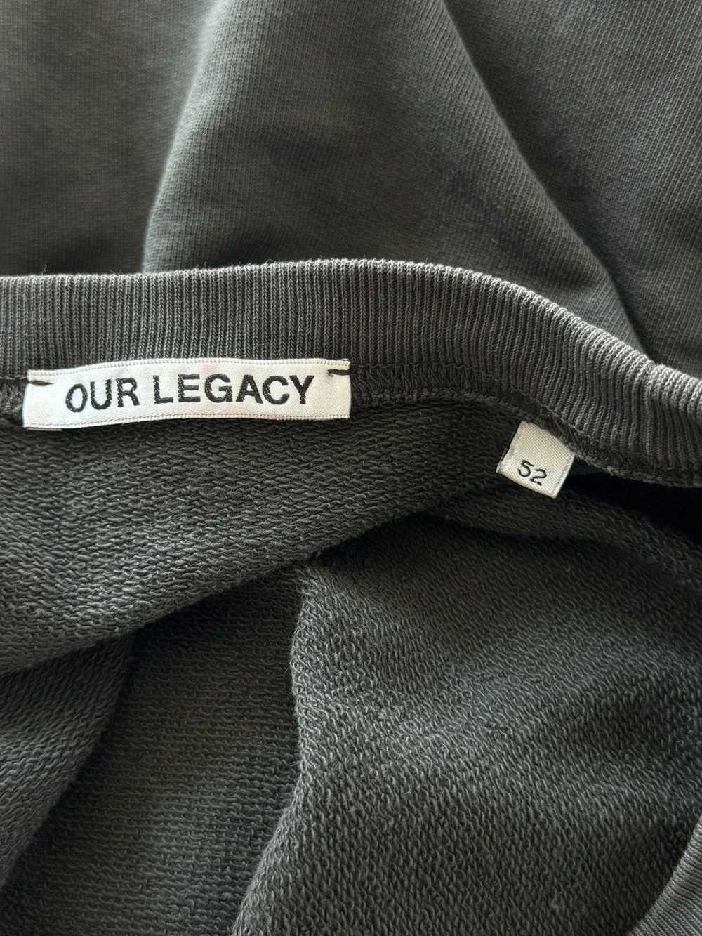 Our Legacy Base Sweat Crewneck in Grey Cotton SS2… - image 12