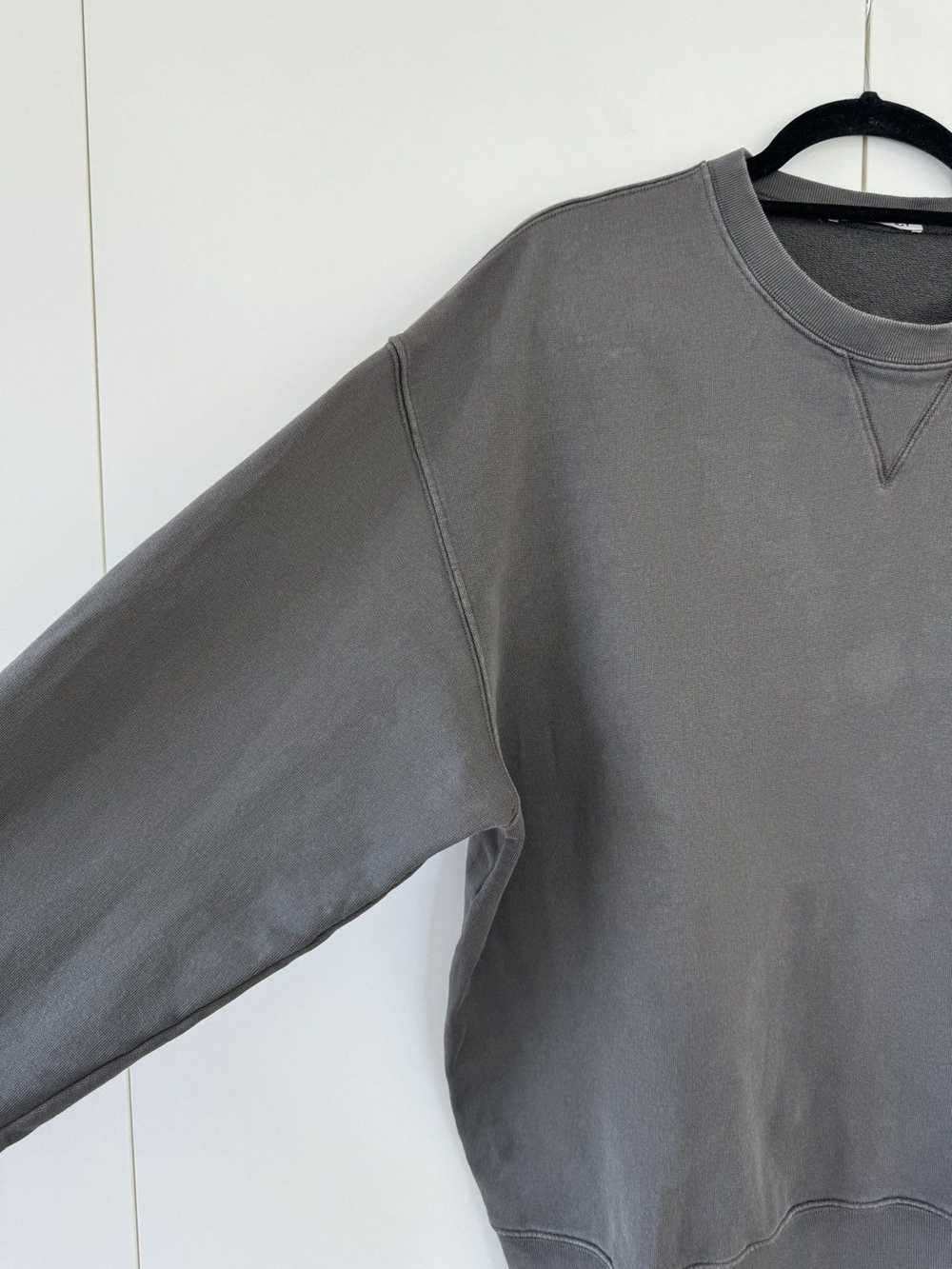 Our Legacy Base Sweat Crewneck in Grey Cotton SS2… - image 3