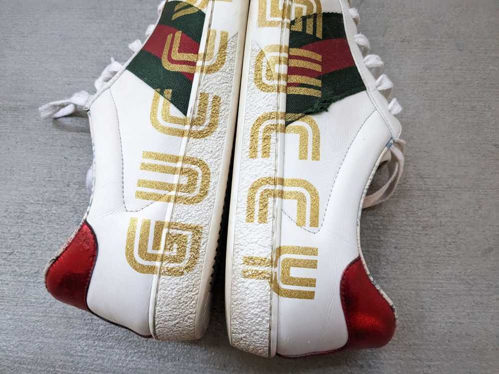 Gucci Gucci Ace Sneakers 11 White Leather Low Top… - image 10
