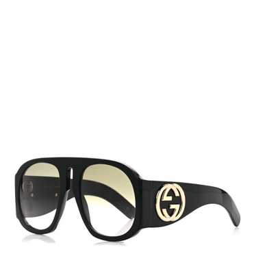 GUCCI Oversized Aviator Sunglasses GG0152S Black