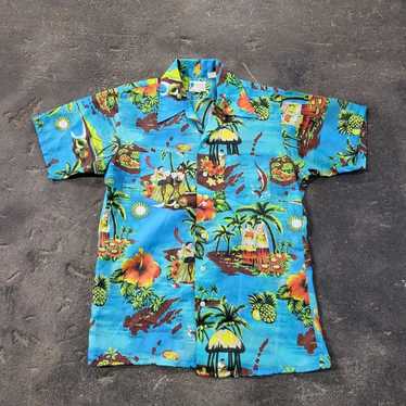Vintage Waikiki Holiday 70s Hawaiian Shirt Size M… - image 1