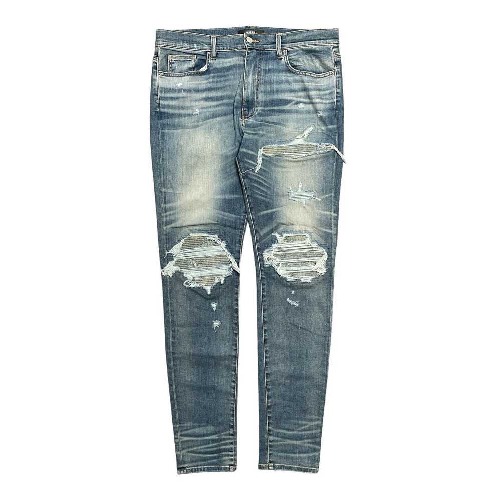 Amiri Amiri MX1 Denim Patch Broken Jeans Classic … - image 1