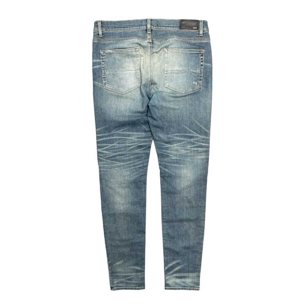Amiri Amiri MX1 Denim Patch Broken Jeans Classic … - image 2