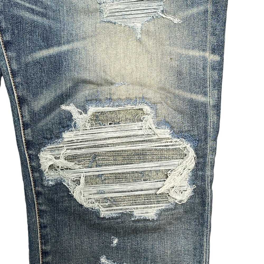 Amiri Amiri MX1 Denim Patch Broken Jeans Classic … - image 3