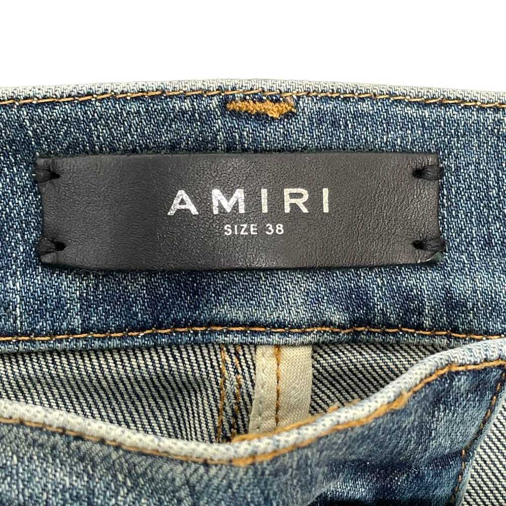 Amiri Amiri MX1 Denim Patch Broken Jeans Classic … - image 4