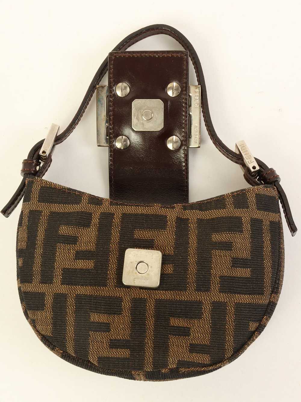 Fendi FENDI Ff Zucca Pattern Mini Mamma Baguette … - image 10