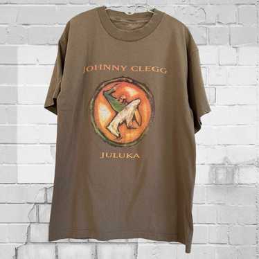 Vintage Johnny Clegg Juluka Single Stitch T Shirt… - image 1