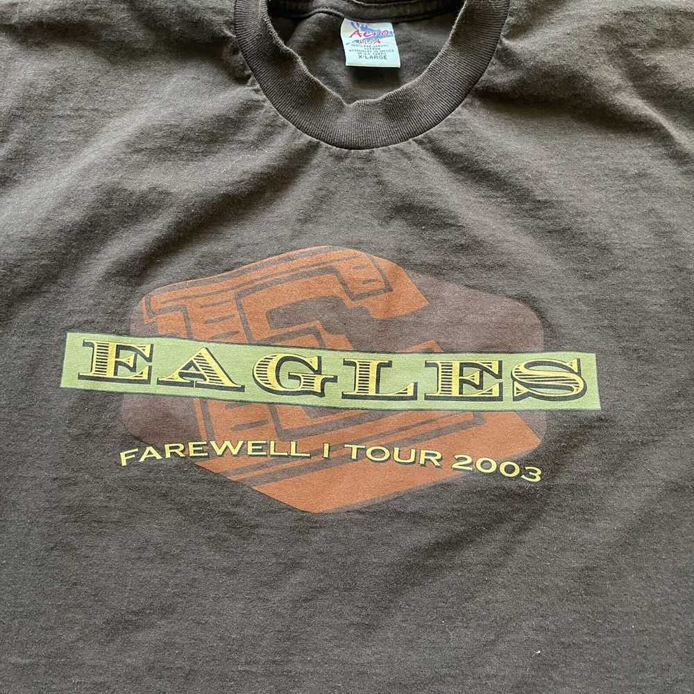 Vtg Eagles Farewell 1 Tour 2003 concert shirt XL … - image 3