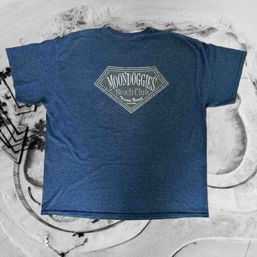 Vintage 90s T Shirt MoonDoggies Beach Club Mens XL