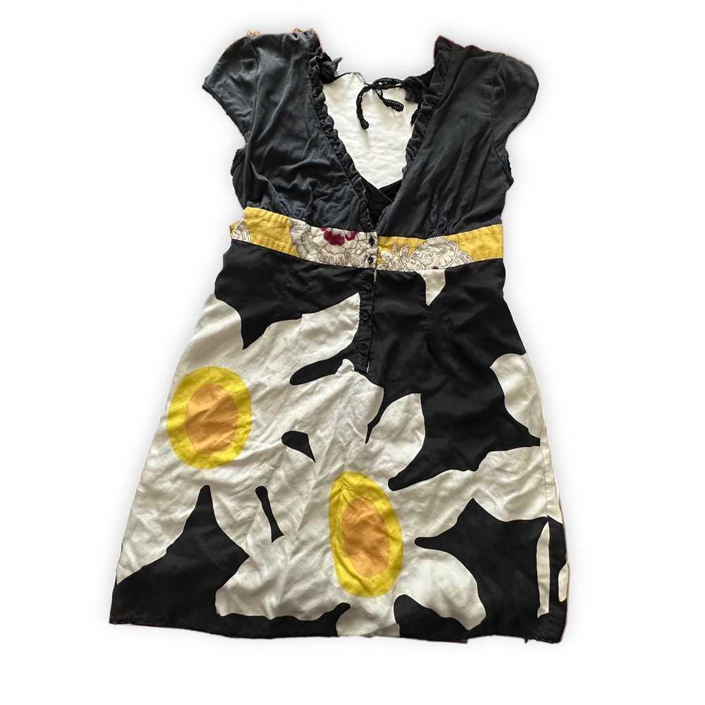 2000s Floral Babydoll Dress (M) - image 1