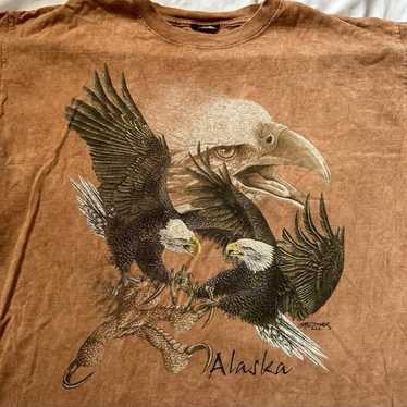 Vintage Alaska Nature graphic tee XXL - image 1