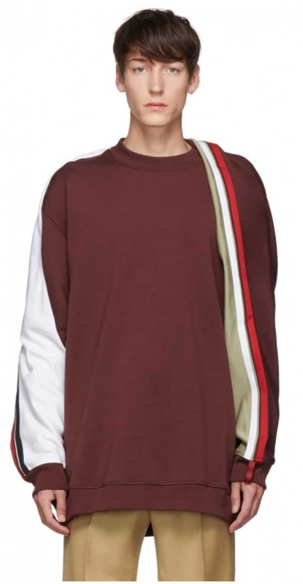 Y/Project BNWT AW19 BURGUNDY WINGED SWEATSHIRT L - image 1