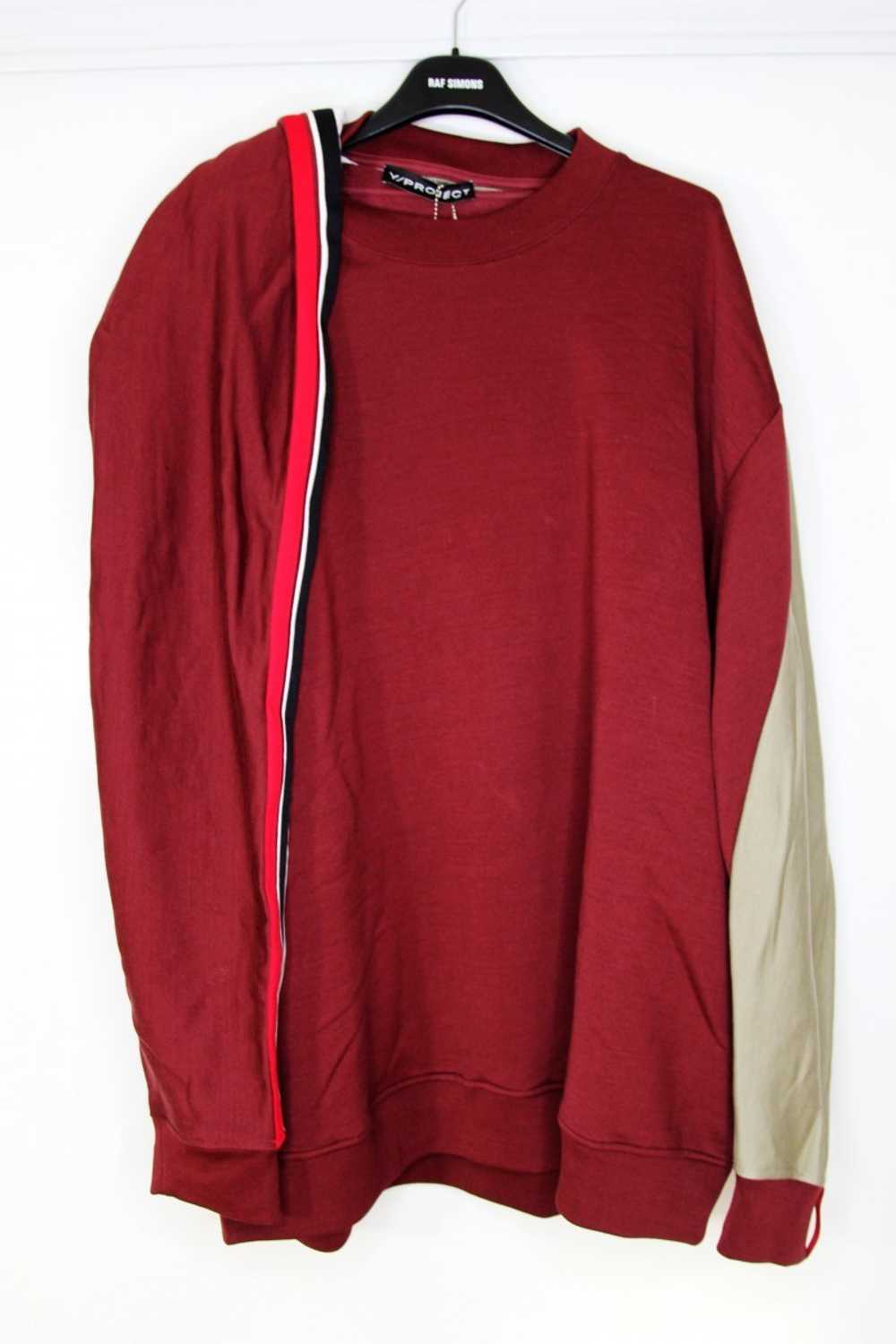 Y/Project BNWT AW19 BURGUNDY WINGED SWEATSHIRT L - image 2