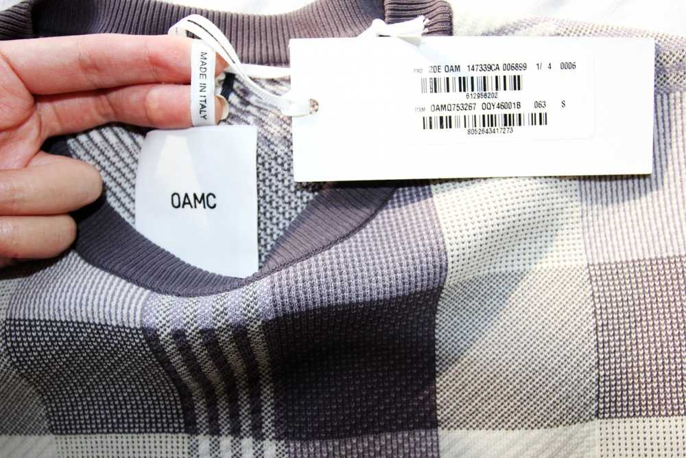 BNWT SS20 OAMC PLAID SWEATER S - image 7