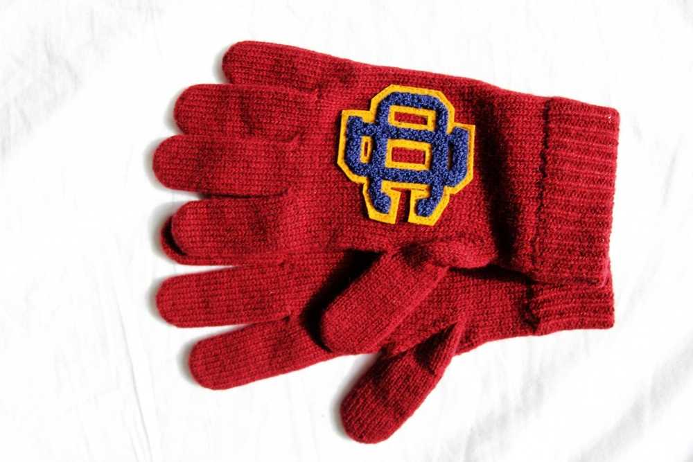 BNWT AW20 DSQUARED2 LOGO PATCH WOOL GLOVES - image 2