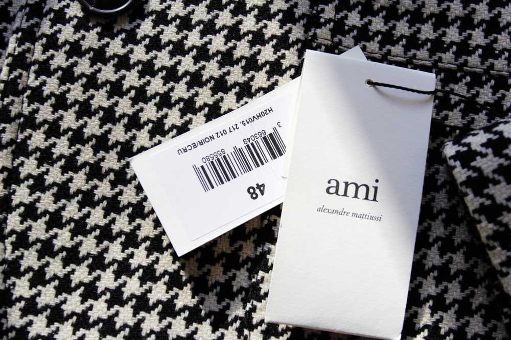 AMI Paris BNWT AW20 HOUNDSTOOTH BLAZER 48 - image 10