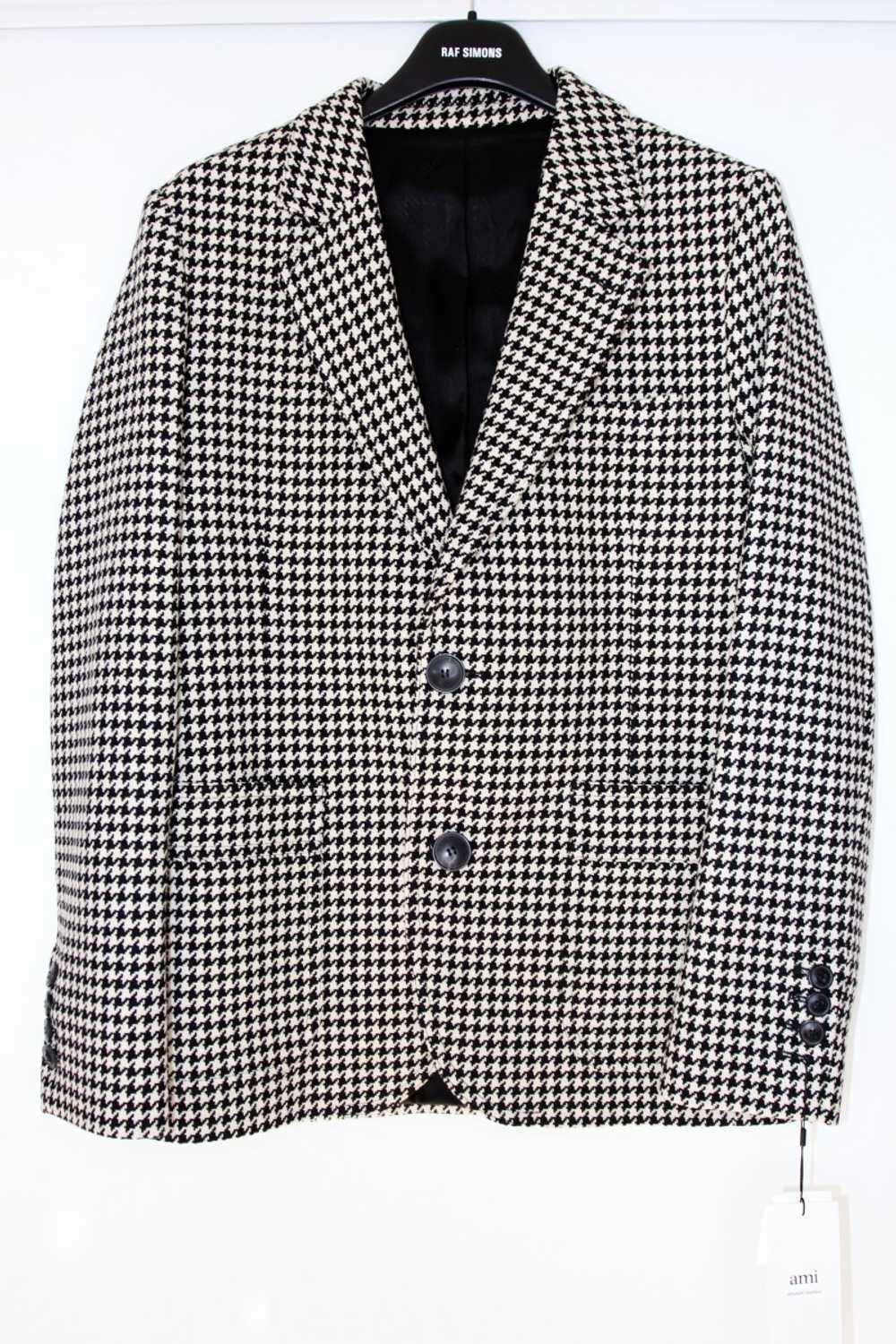 AMI Paris BNWT AW20 HOUNDSTOOTH BLAZER 48 - image 2