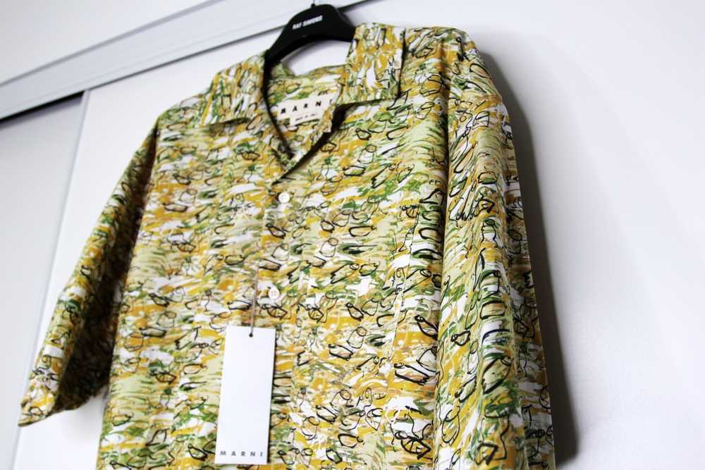 BNWT SS20 MARNI SKETCHED PRINT SHIRT 48 - image 4