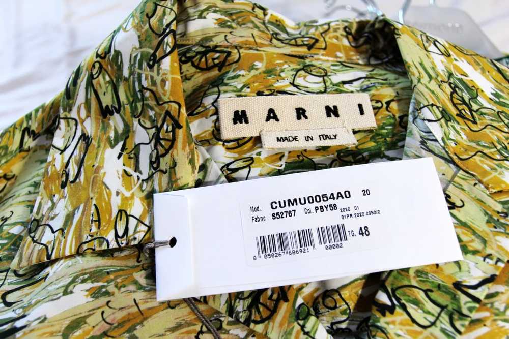 BNWT SS20 MARNI SKETCHED PRINT SHIRT 48 - image 7