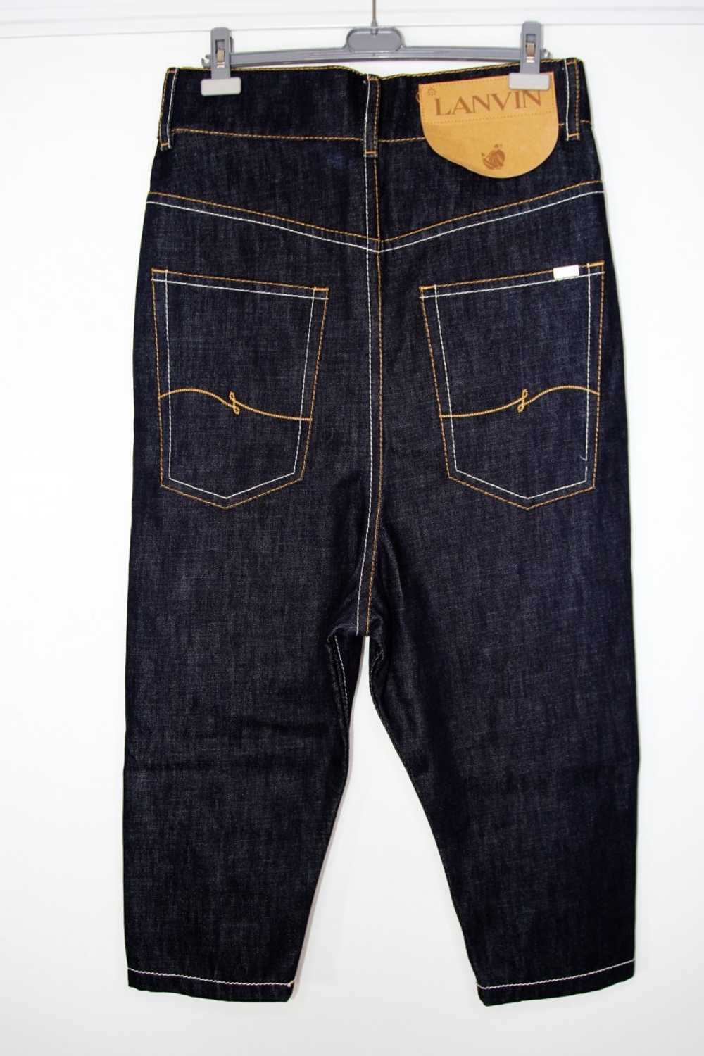 BNWT AW20 LANVIN DROP CROTCH JEANS 30 - image 3