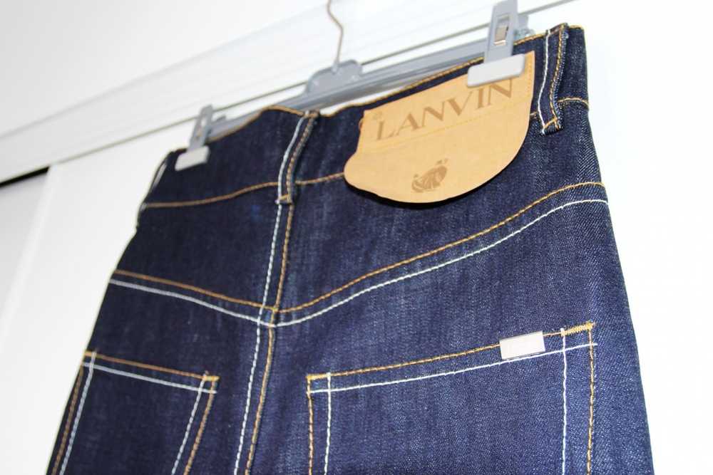 BNWT AW20 LANVIN DROP CROTCH JEANS 30 - image 8