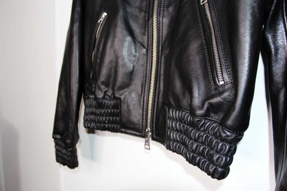 AMI Paris BNWT AW20 ZIPPED LEATHER JACKET L - image 5