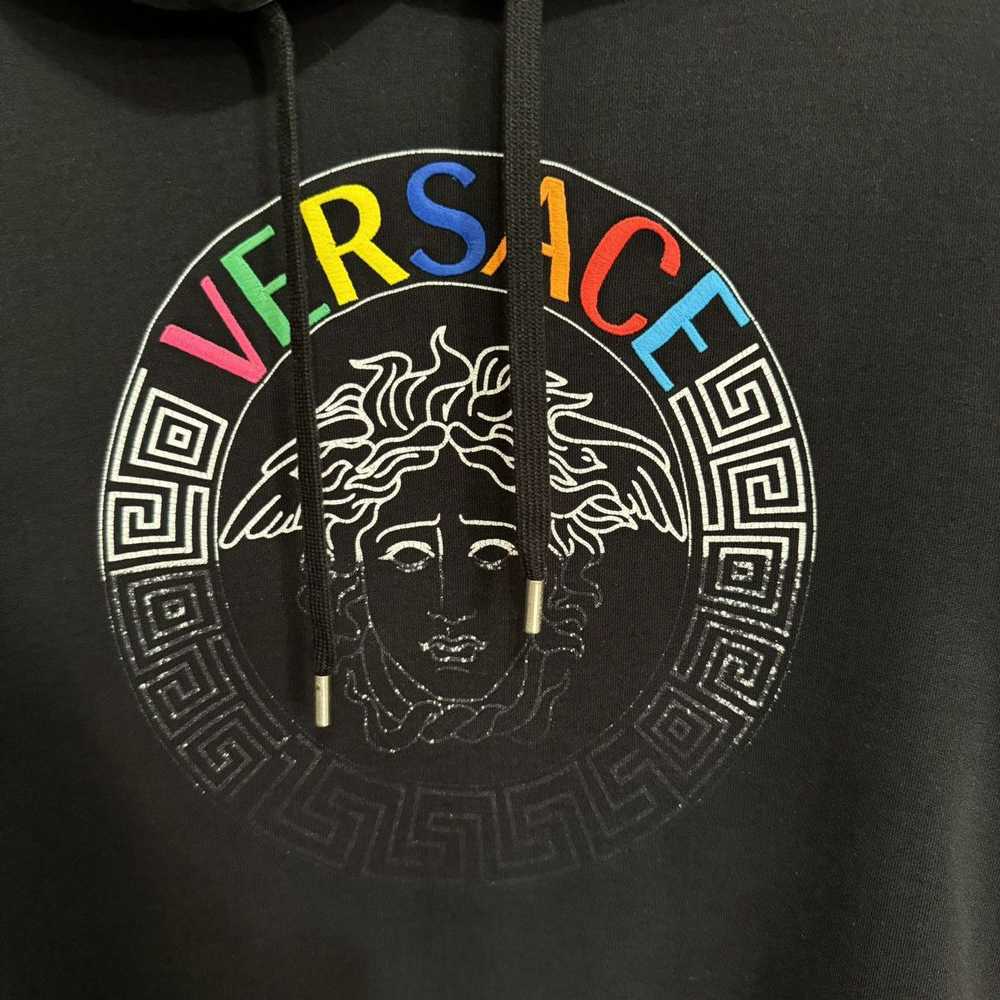 Versace Medusa Multicolor Hoodie graphic flaw/dis… - image 3